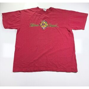 vintage Hibiscus HAWAII t shirt XL Red single Stitch 90s Tourist Souvenir Tee